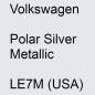 Preview: Volkswagen, Polar Silver Metallic, LE7M (USA).